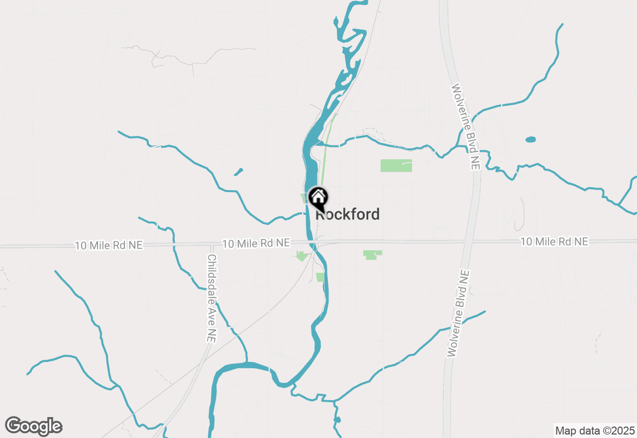 Map of 224 Courtland Street Ne, Rockford, MI 49341