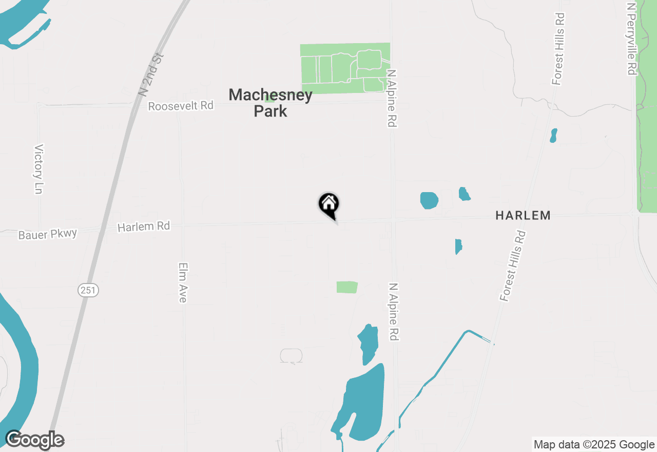 Map of 1521 Harlem Road, Loves Park, IL 61111