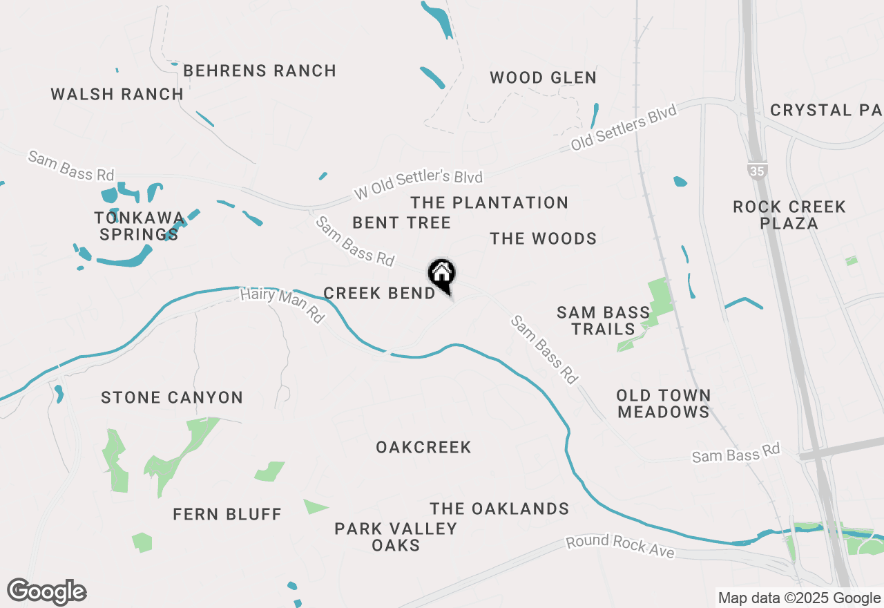 Map of 1725 Horseshoe Cir, Round Rock, TX 78681