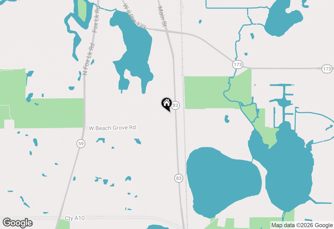 Map of 41115 N 1st Street, Antioch, IL 60002