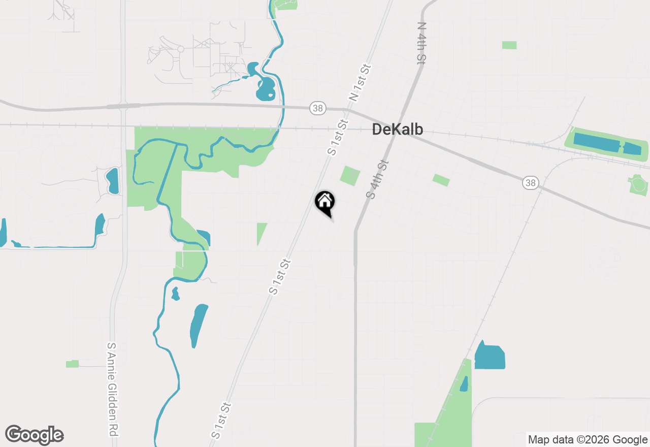 Map of 720 S 2nd Street, Dekalb, IL 60115