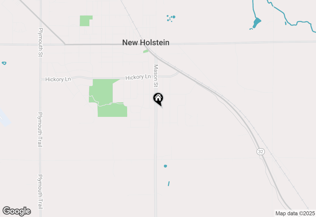 Map of 1518 Mason St #1518, New Holstein, WI 53061