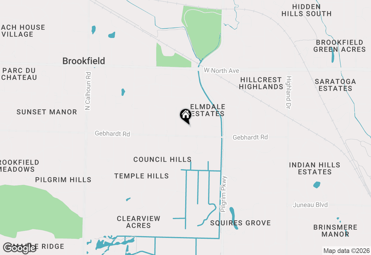 Map of 1775 Melody Ln, Brookfield, WI 53005