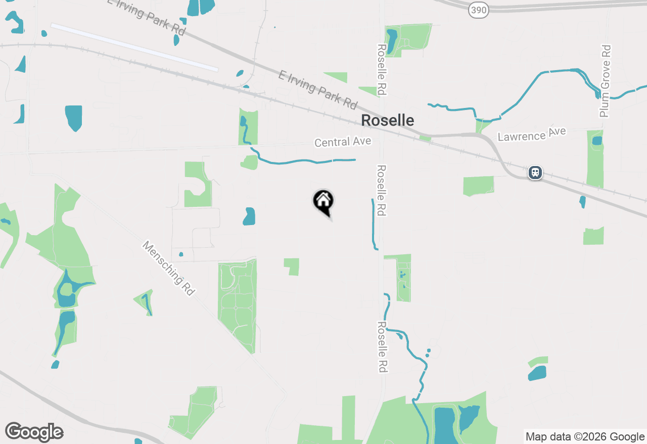 Map of 23W563 Woodworth Place, Roselle, IL 60172