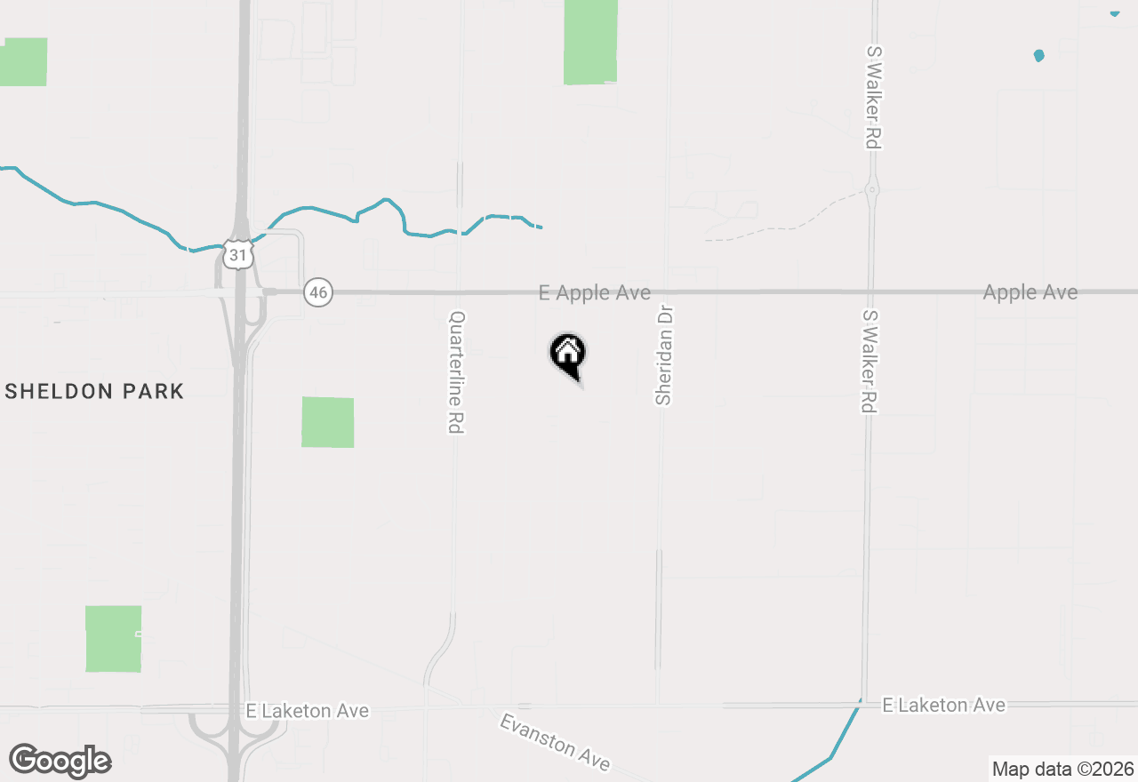 Map of 1190 Center Street, Muskegon, MI 49442