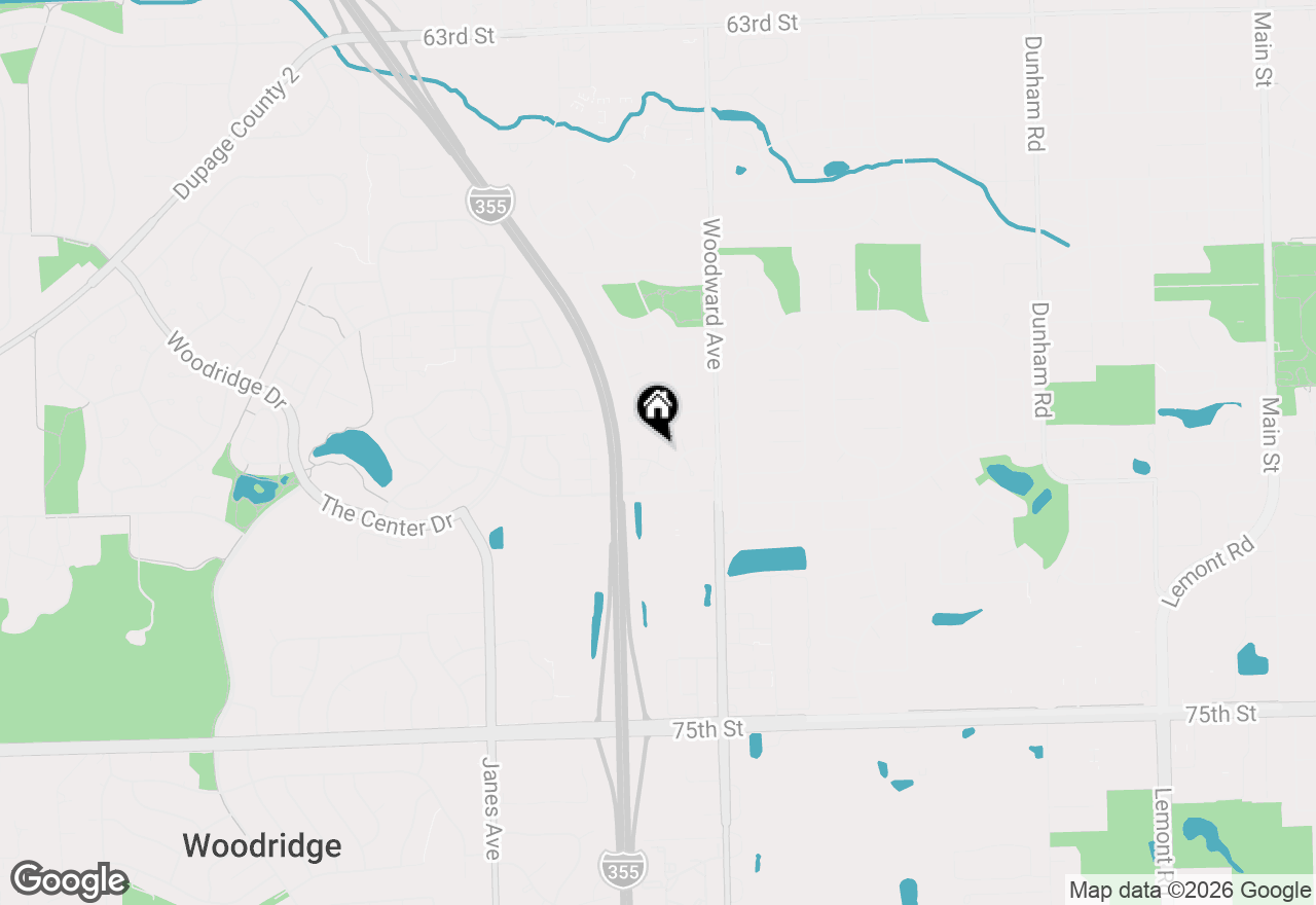 Map of 7040 Remington Court #101, Woodridge, IL 60517