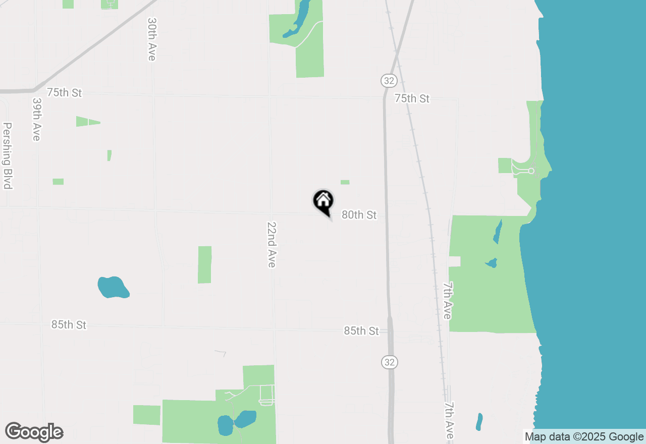 Map of 8012 18th Ave, Kenosha, WI 53143