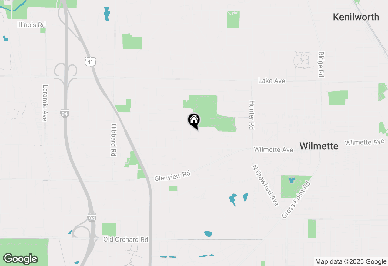 Map of 2617 Laurel Lane, Wilmette, IL 60091