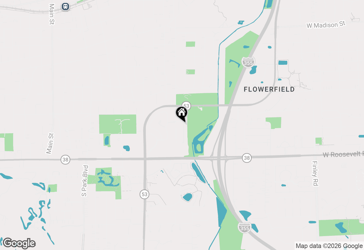 Map of 102 Grove Avenue, Glen Ellyn, IL 60137