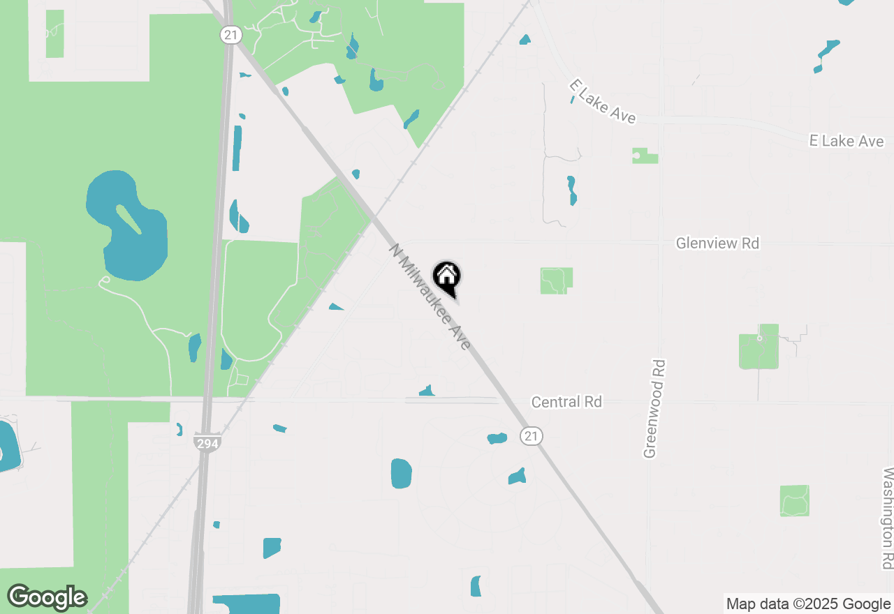 Map of 755 N Milwaukee Avenue #2B, Glenview, IL 60025