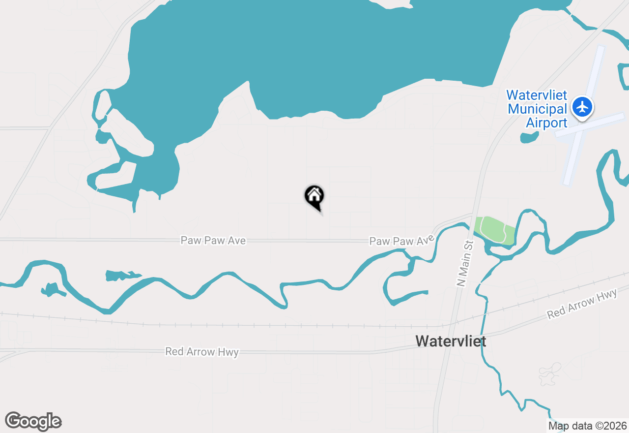 Map of 4551 Huntoon Avenue, Watervliet, MI 49098