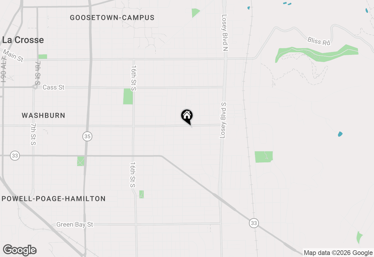 Map of 2110 Market St, La Crosse, WI 54601