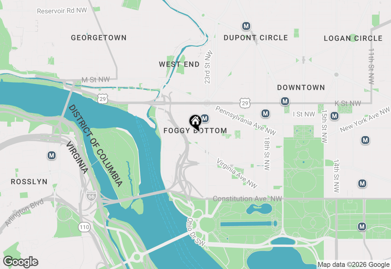 Map of 730 24th Street Nw #600, Washington, DC 20037