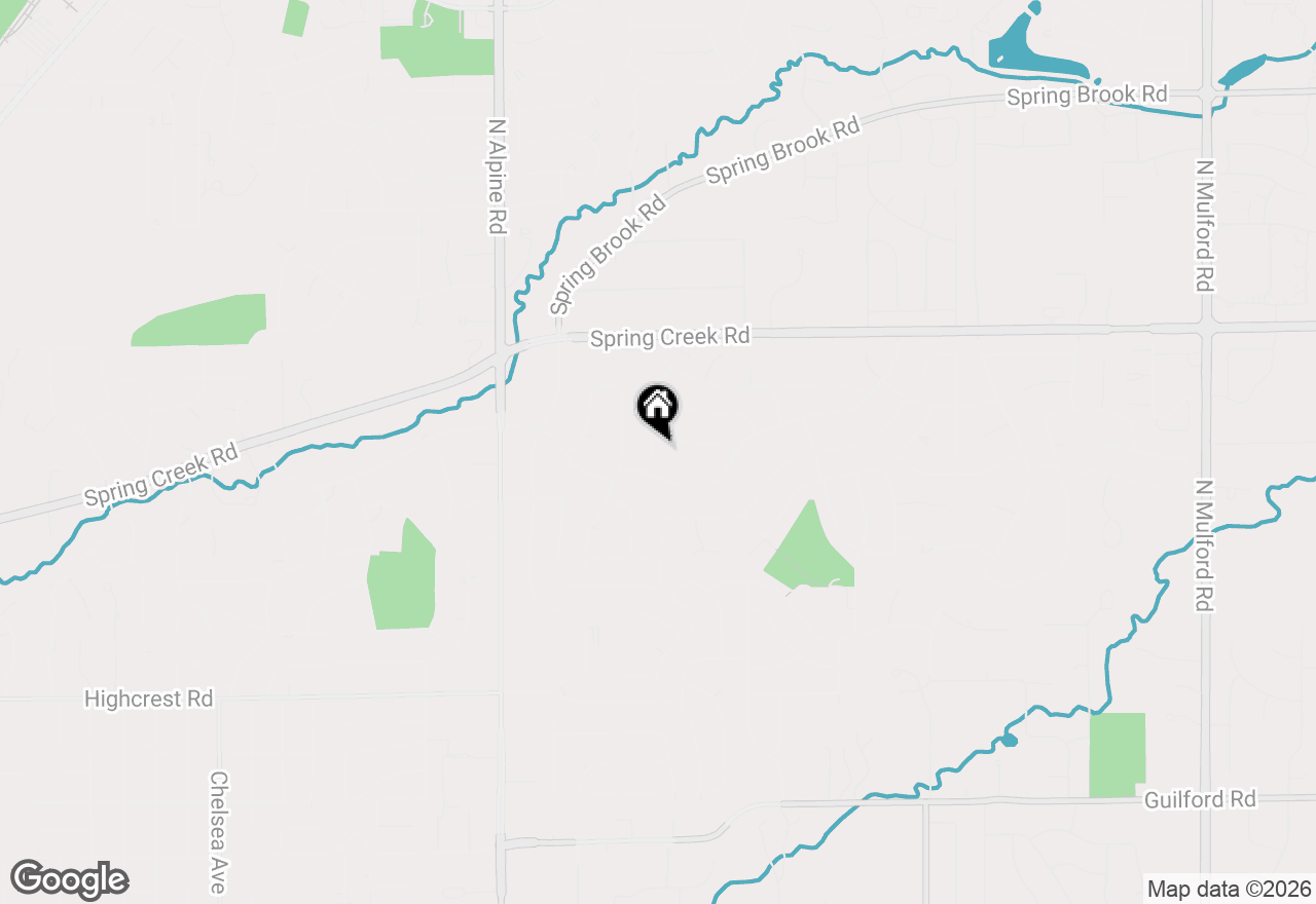 Map of 2035 Stornway Drive, Rockford, IL 61107