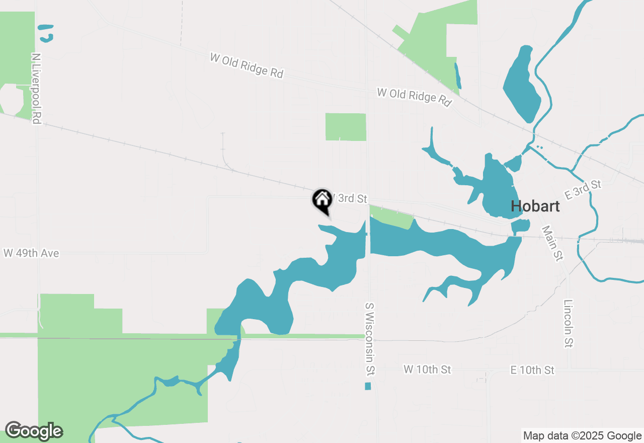 Map of 1009 Lake George Drive, Hobart, IN 46342