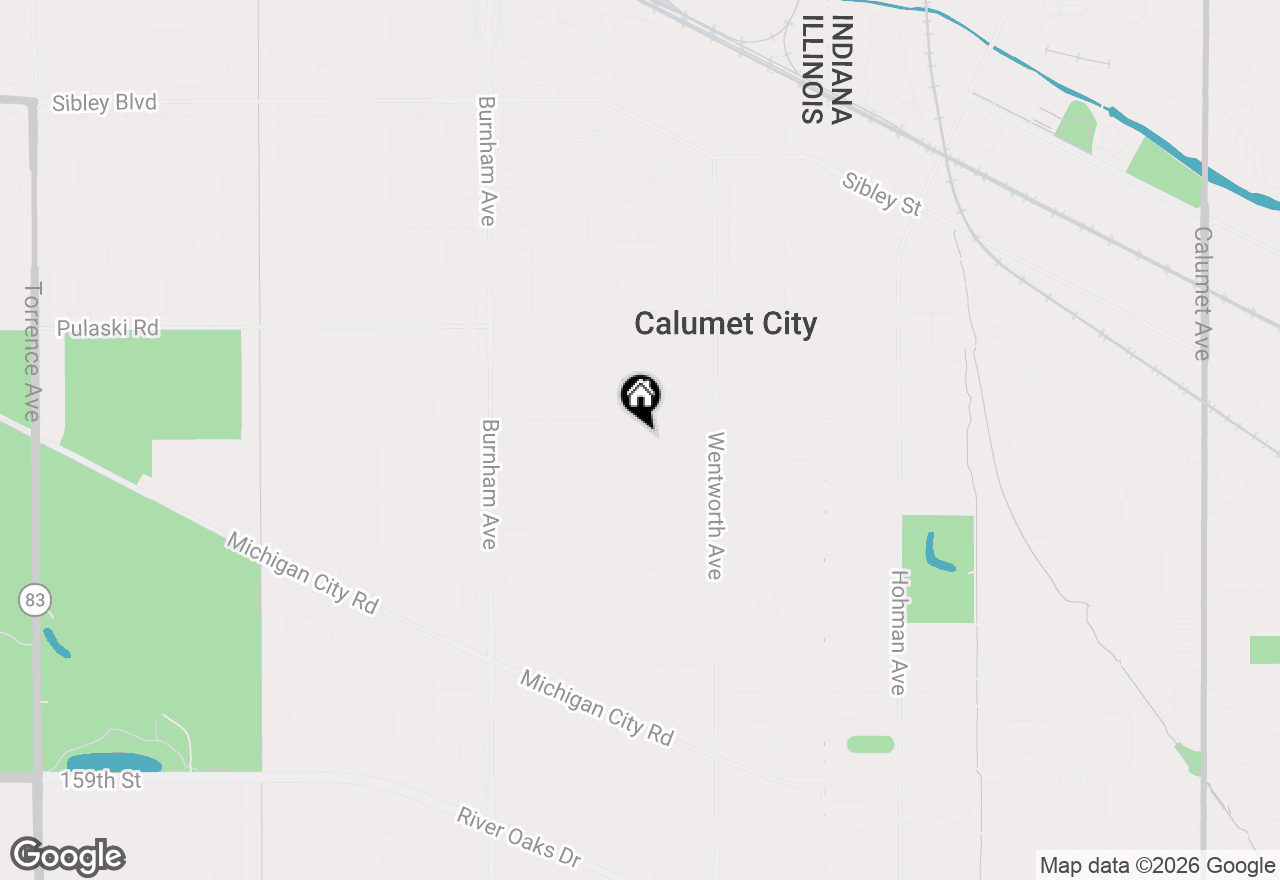 Map of 315 156 Street, Calumet City, IL 60409