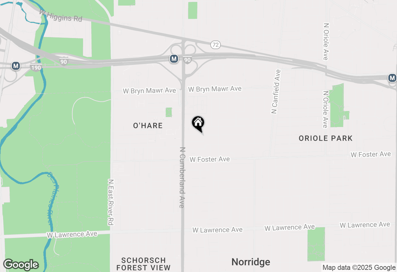 Map of 8317 W Summerdale Avenue #1, Chicago, IL 60656