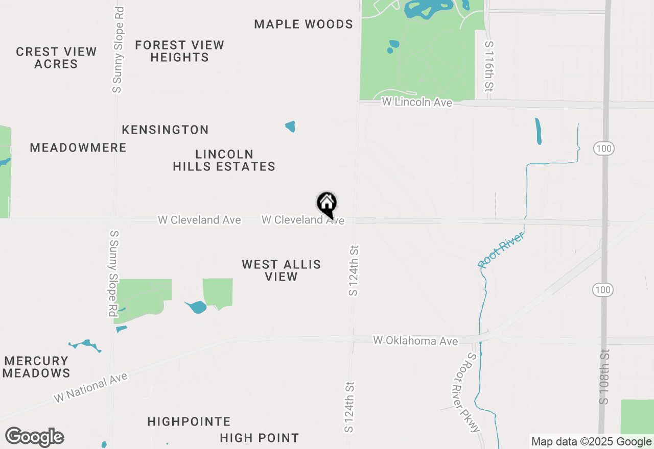 Map of 12545 W Cleveland Ave, New Berlin, WI 53151