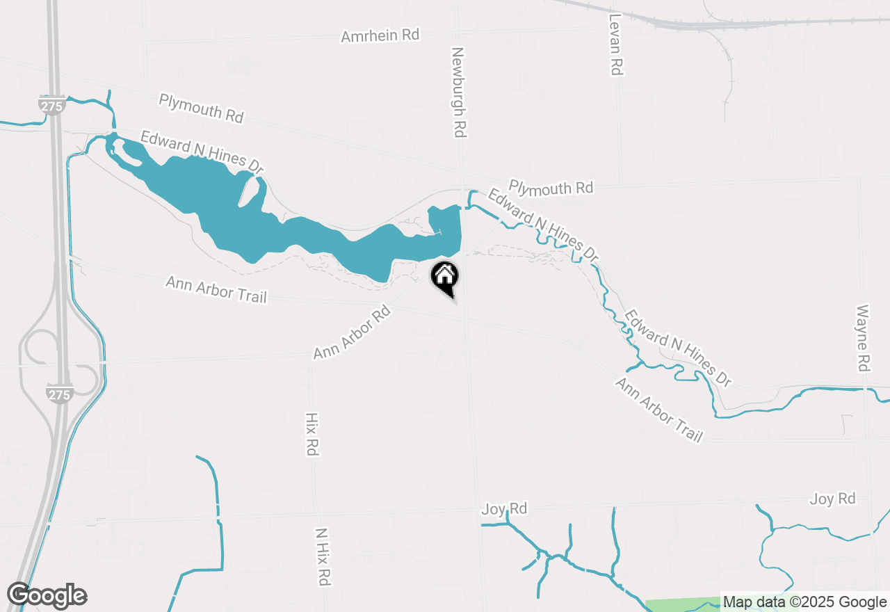 Map of 37454 Ann Arbor Trail, Livonia, MI 48150