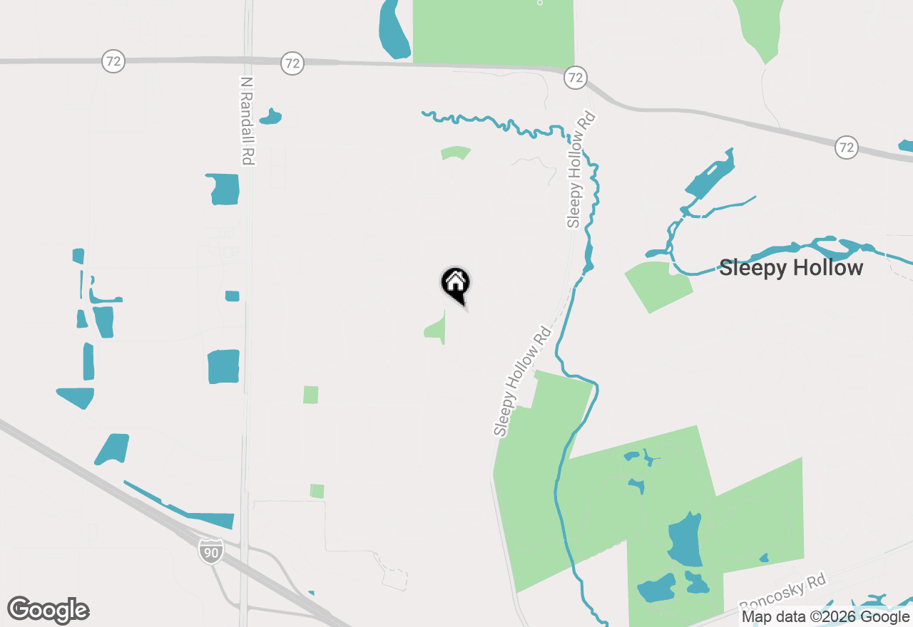 Map of 172 Hilltop Court, Sleepy Hollow, IL 60118