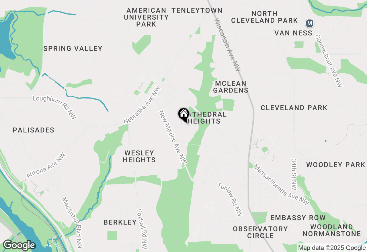 Map of 3101 New Mexico Avenue Nw #PH 1112, Washington, DC 20016