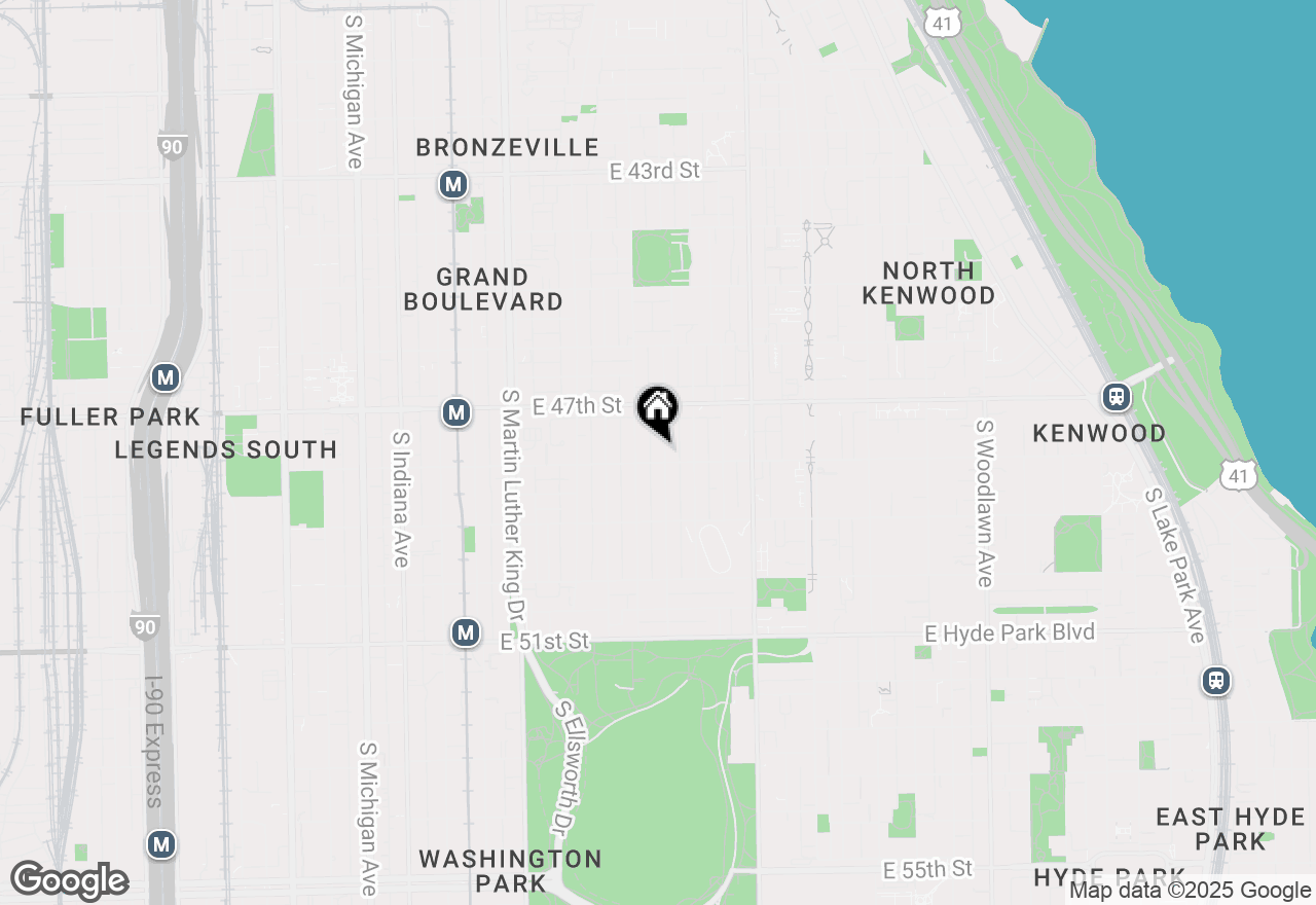 Map of 4752 S Champlain Avenue, Chicago, IL 60615