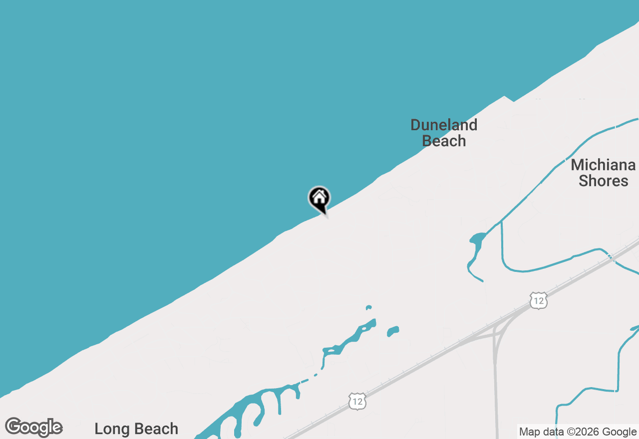 Map of 2940 Lake Shore Drive, Long Beach, IN 46360