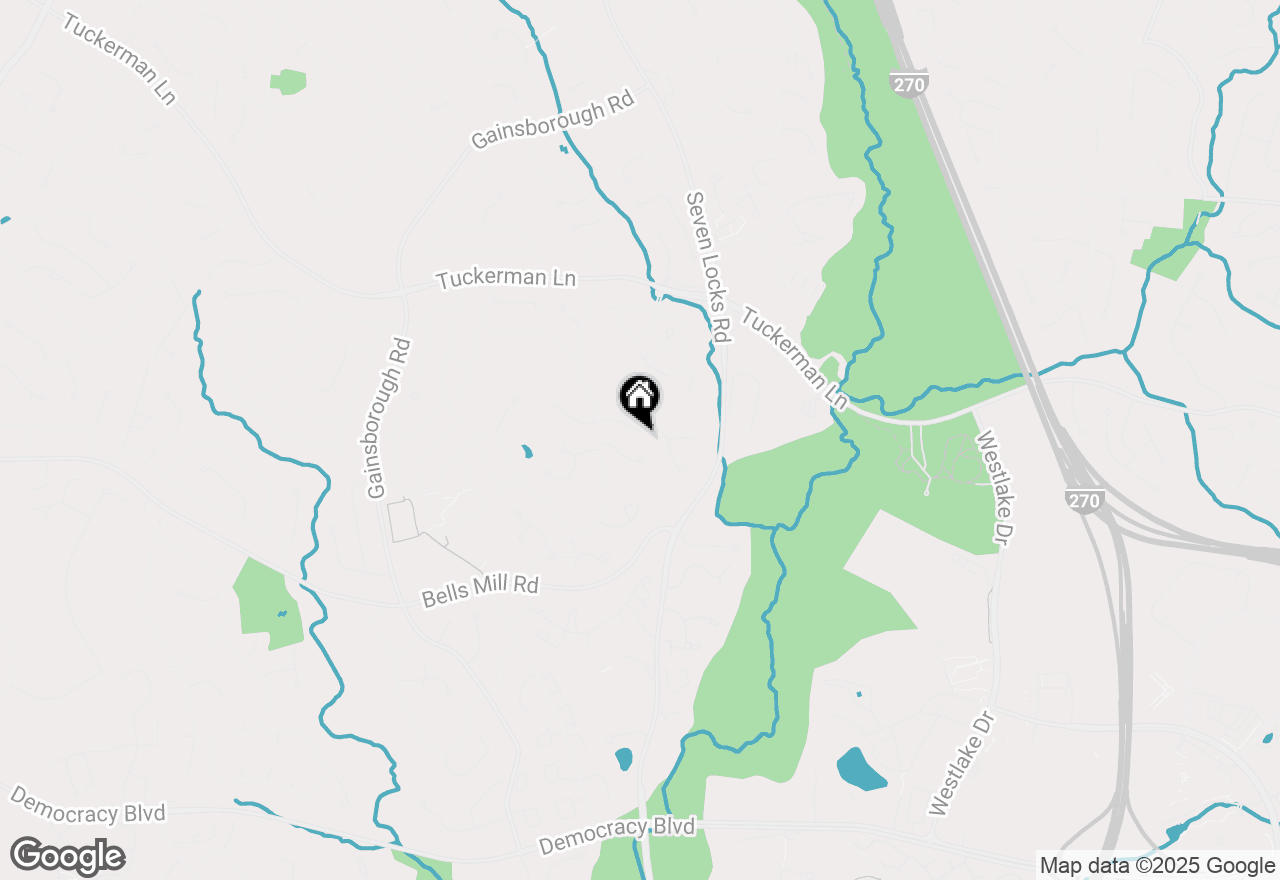 Map of 8020 Lakenheath Way, Potomac, MD 20854