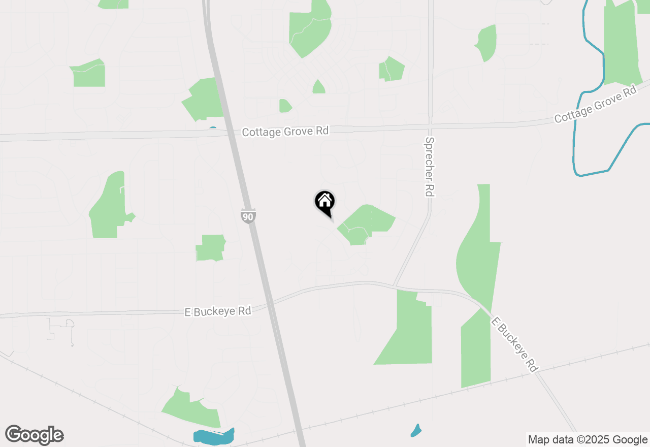 Map of 1409 Lynchburg Trail, Madison, WI 53718