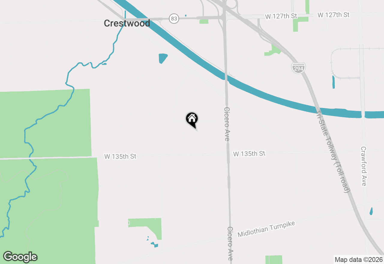 Map of 5031 Circle Drive #207, Crestwood, IL 60418