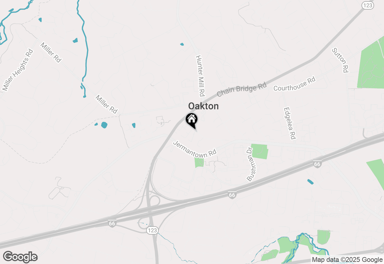 Map of 2952 Oakleigh Lane, Oakton, VA 22124