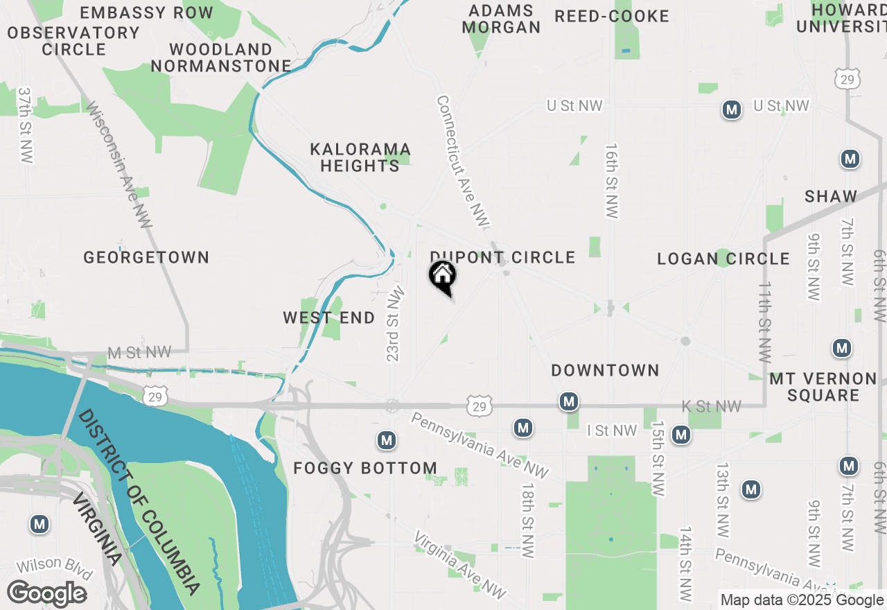 Map of 2101 N Street Nw #T4, Washington, DC 20037