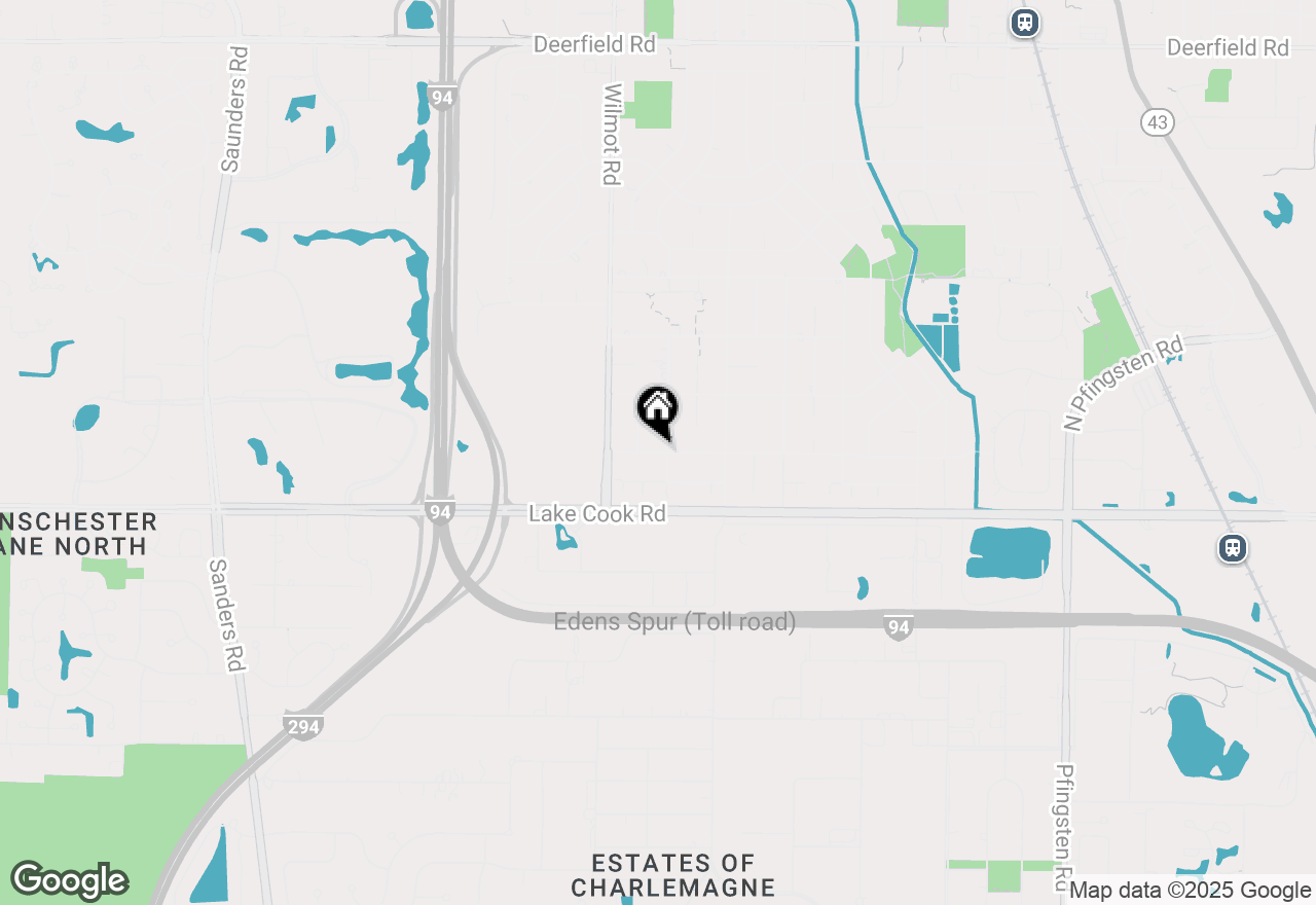 Map of 1510 Gordon Terrace, Deerfield, IL 60015