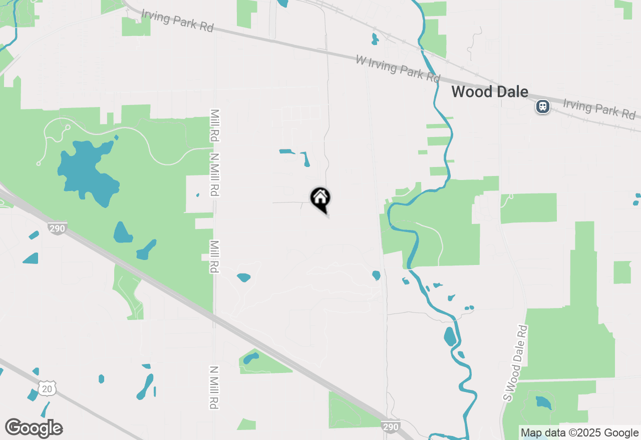 Map of (Address confidential), Wood Dale, Illinois 60191