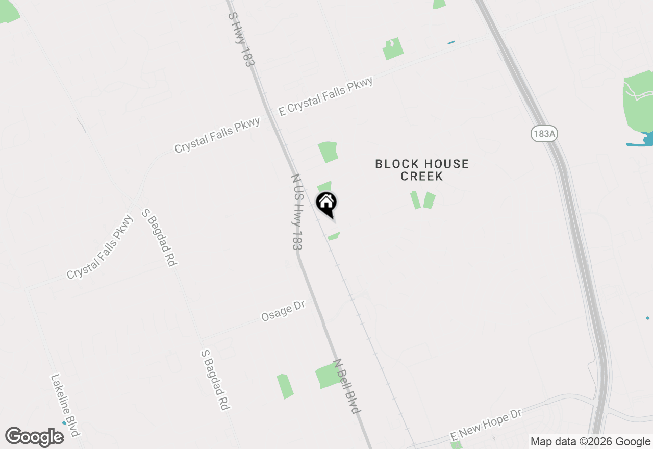 Map of 104 Golden Gate Dr, Leander, TX 78641