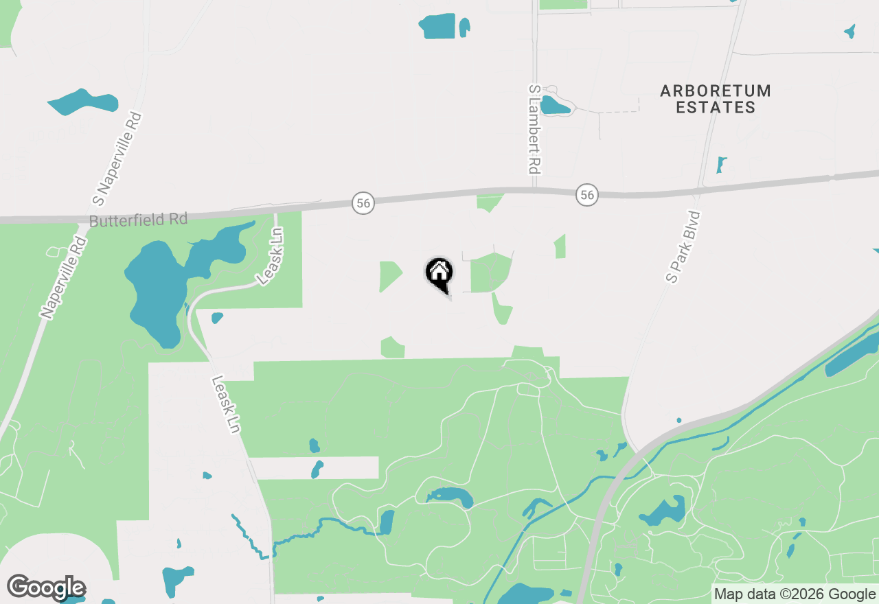 Map of 2266 Richmond Drive, Wheaton, IL 60189