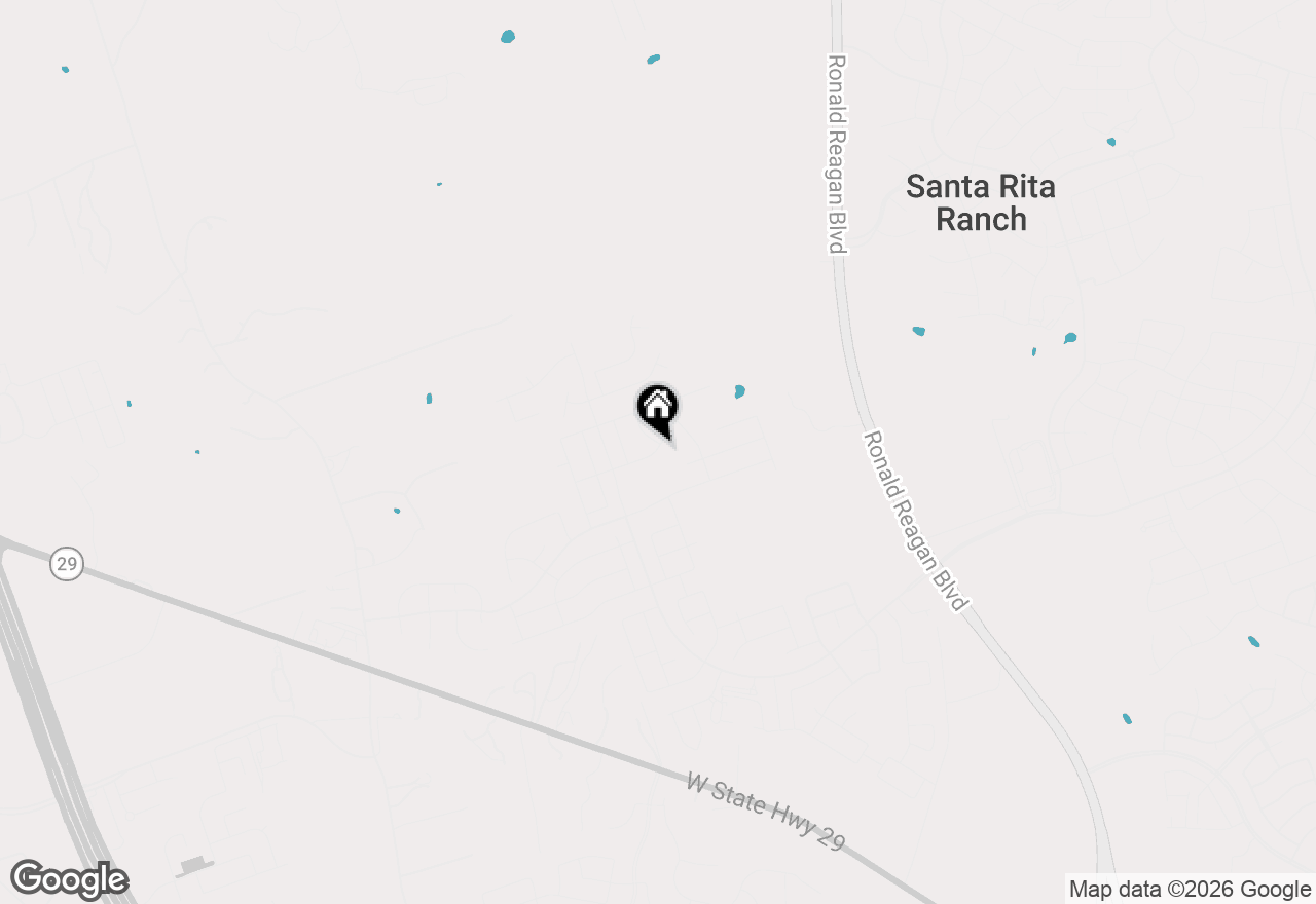 Map of 209 Azalea Springs Rd, Liberty Hill, TX 78642