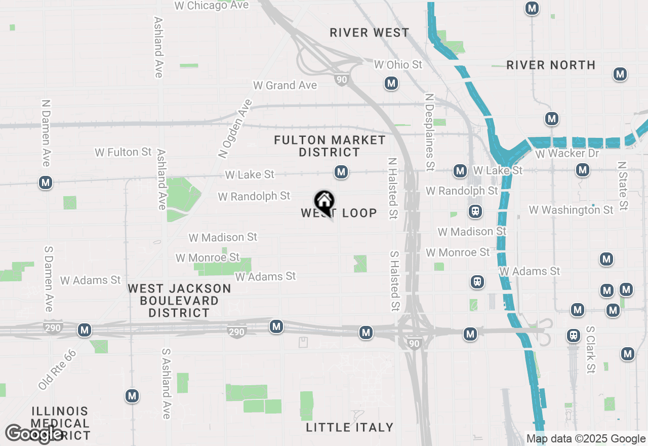 Map of 28 N Carpenter Street #4S, Chicago, IL 60607