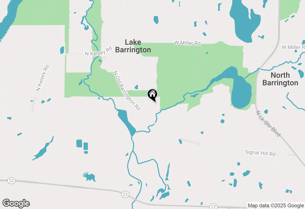 Map of 14 Crestview Lane, Lake Barrington, IL 60010