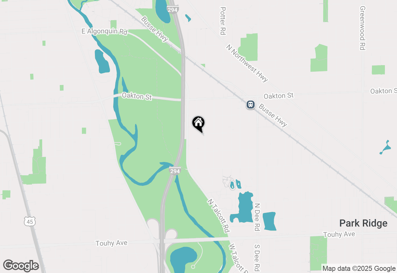 Map of 2921 Lahon Street, Park Ridge, IL 60068