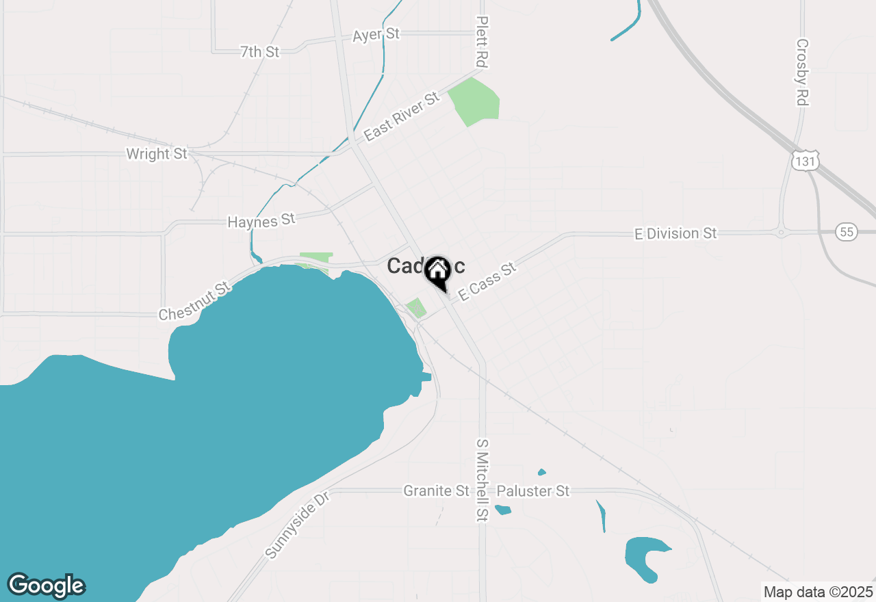 Map of 118 S Mitchell Street, Cadillac, MI 49601