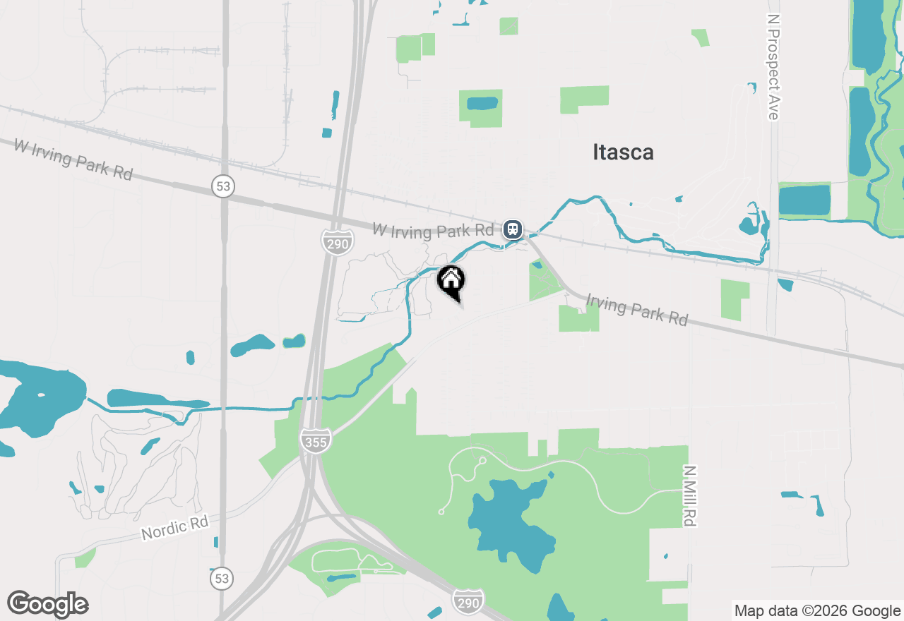 Map of 409 Valley Road, Itasca, IL 60143