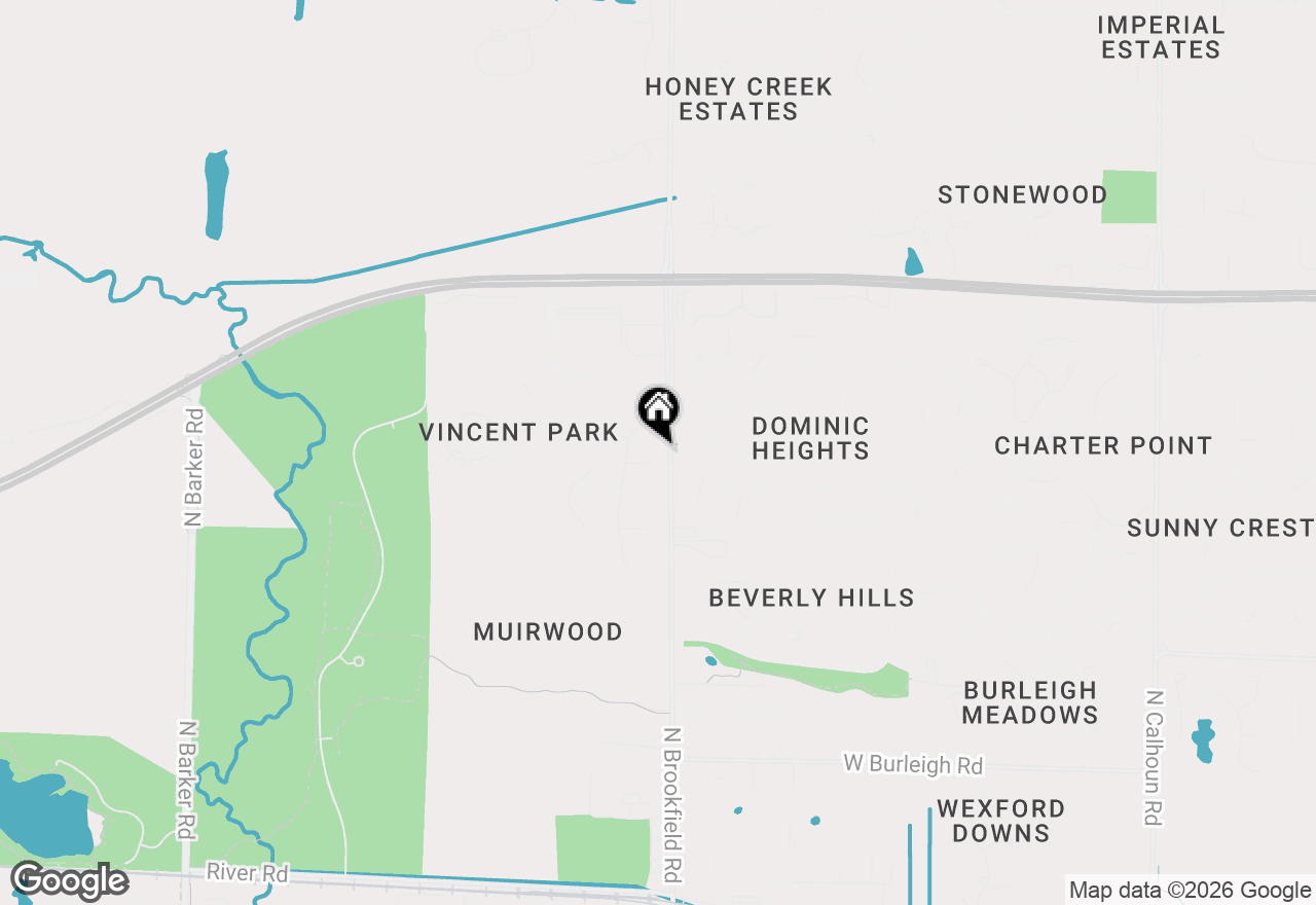 Map of 18840 Saratoga Ct, Brookfield, WI 53045