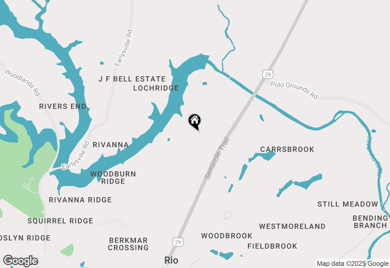 Map of 2241 Woodburn Rd, Charlottesville, VA 22901