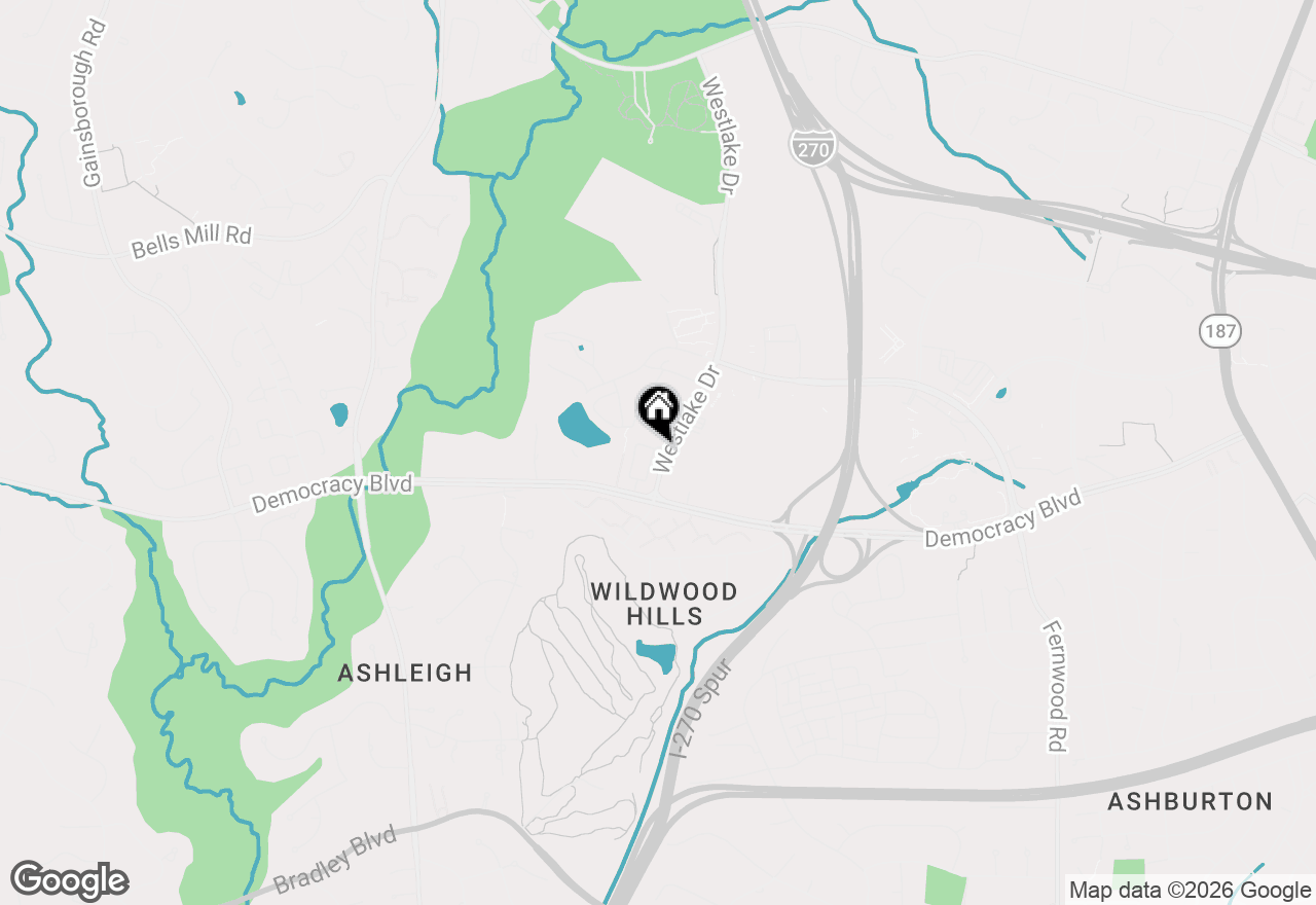 Map of 10263 Arizona Circle #81, Bethesda, MD 20817