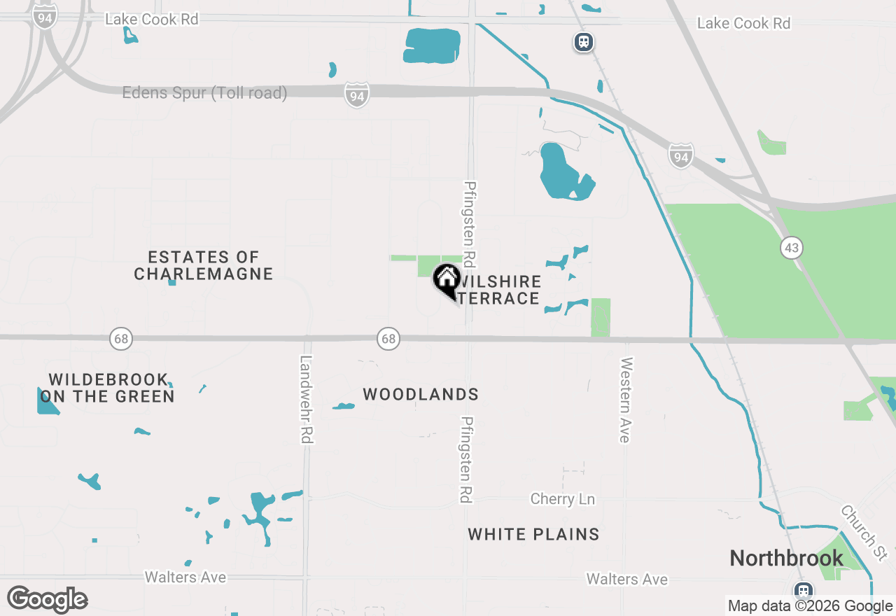Map of 715 Alice Drive, Northbrook, IL 60062