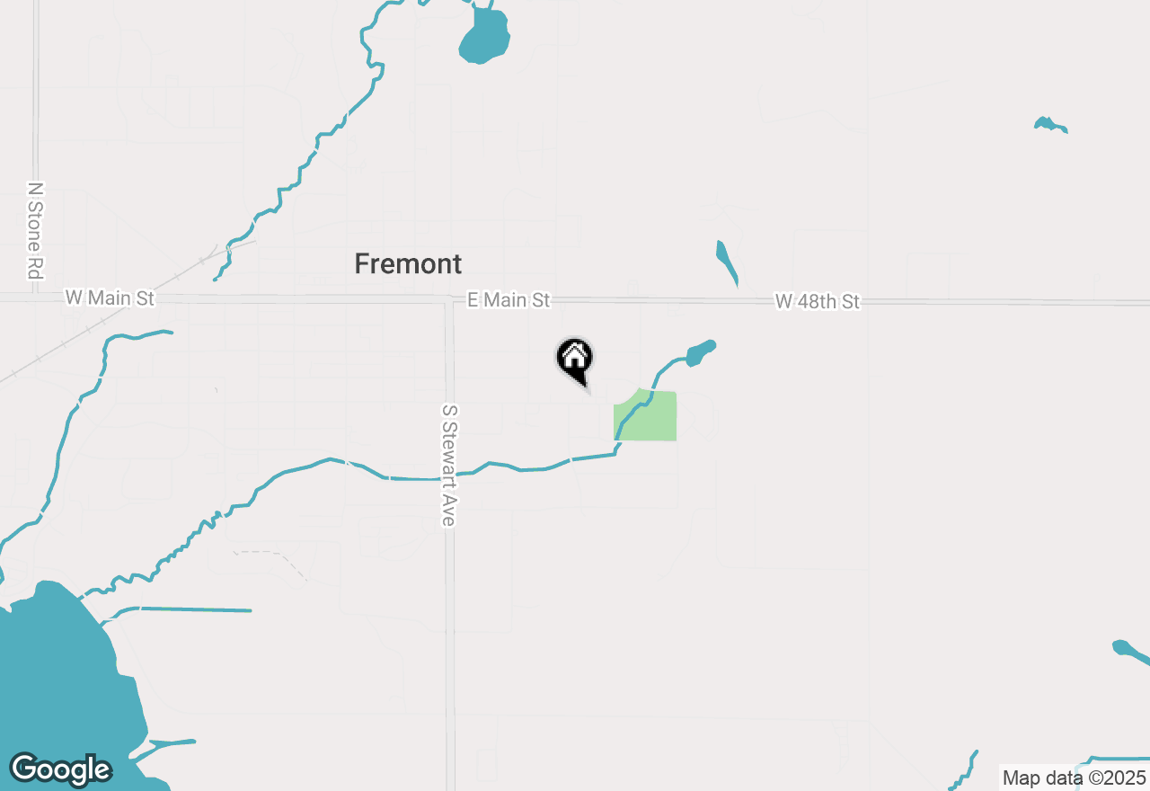 Map of 521 E Pine Street, Fremont, MI 49412
