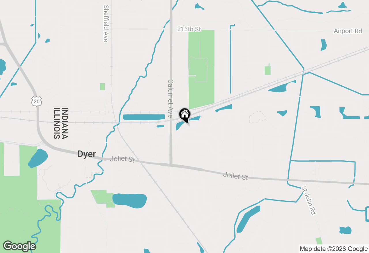 Map of 879 Flagstone Drive, Dyer, IN 46311