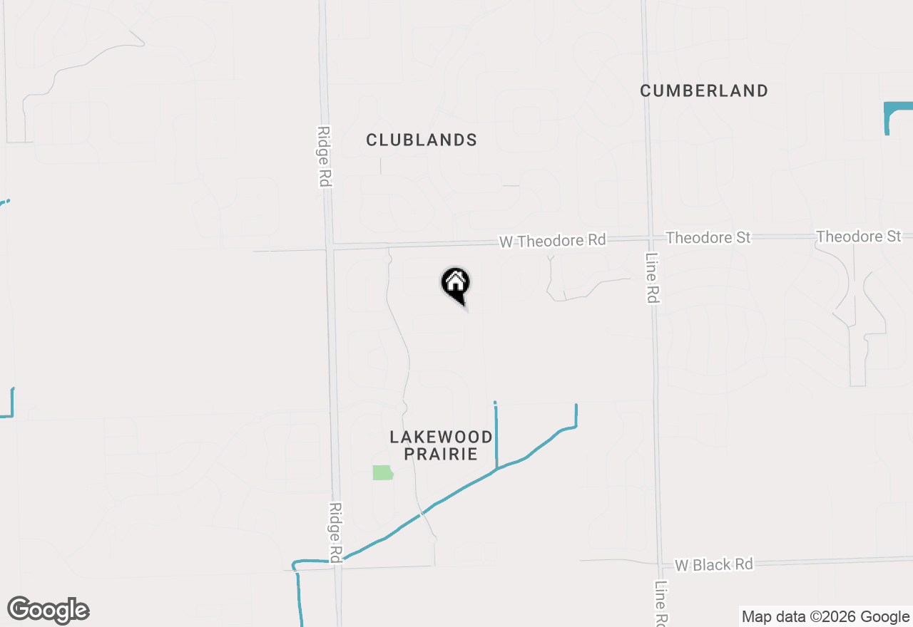 Map of 7509 Blueblossom Lane, Joliet, IL 60431