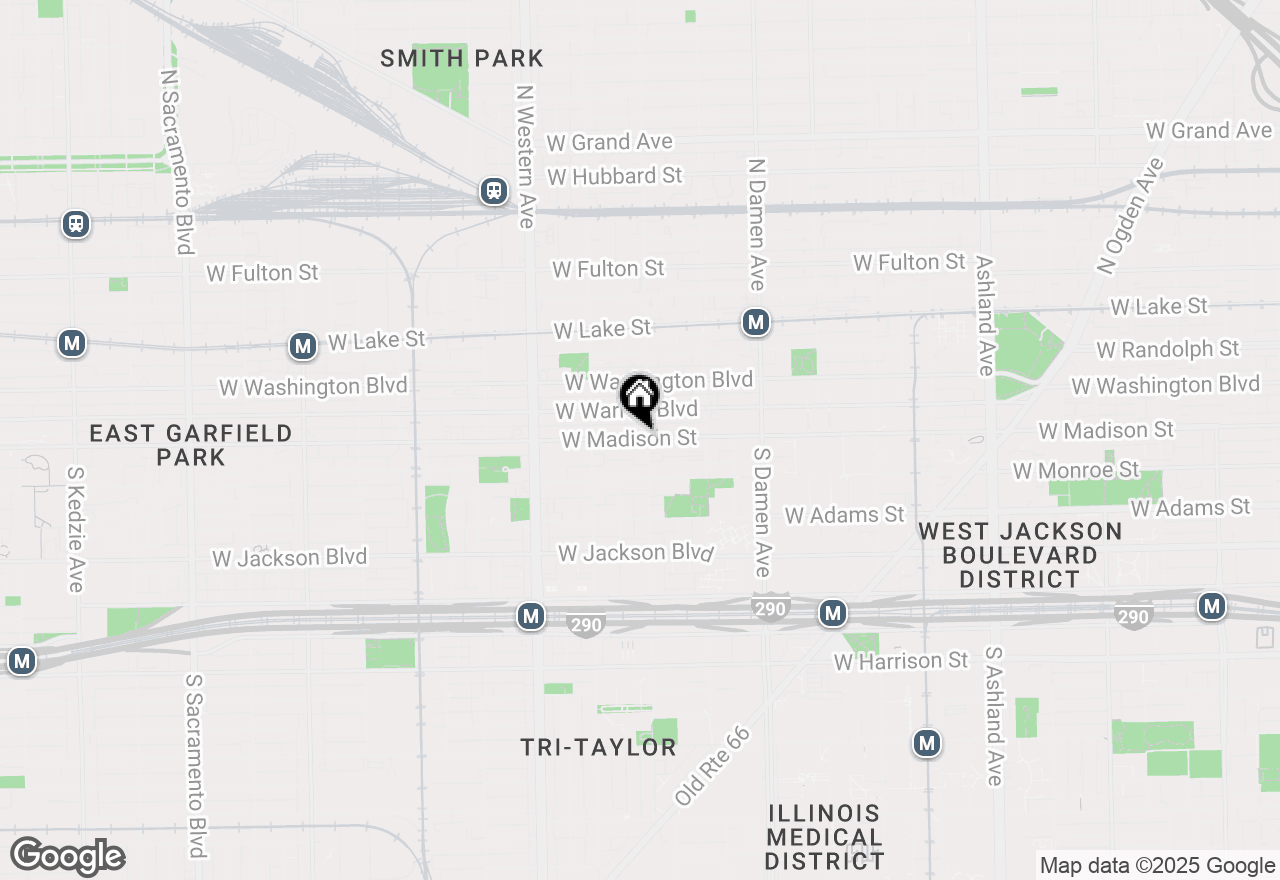Map of 2217 W Madison Street #407, Chicago, IL 60612
